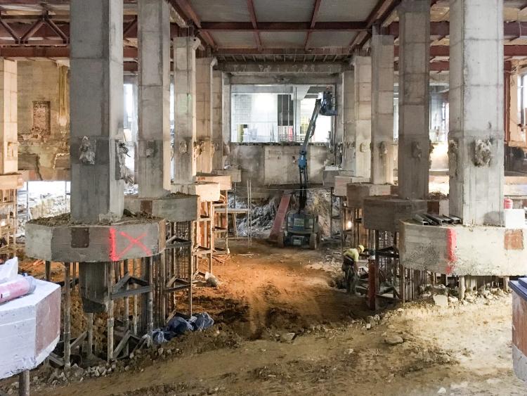 Nou soterrani de l'edifici