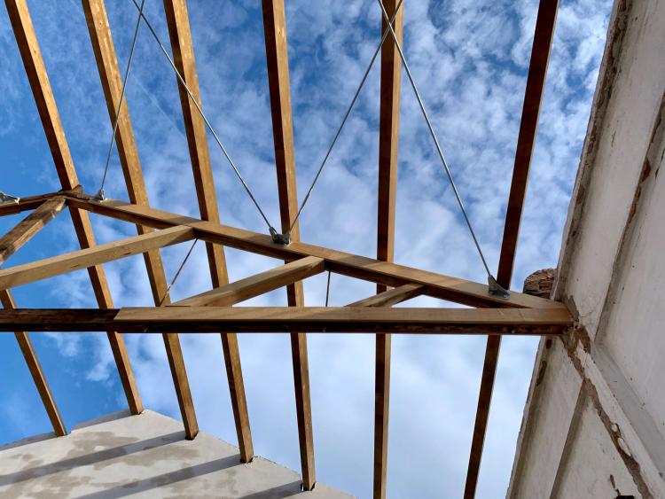 Coberta durant la intervenció