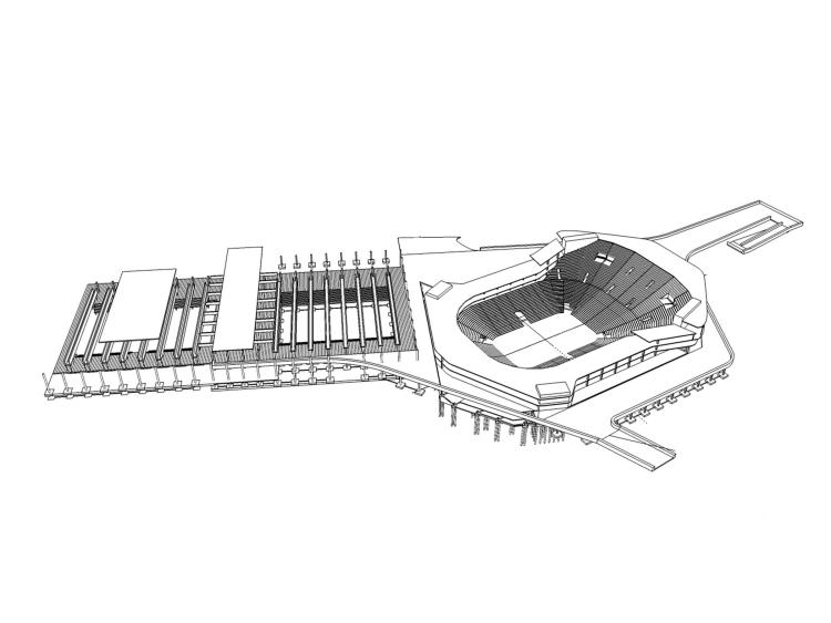 Model estructural de l'edifici